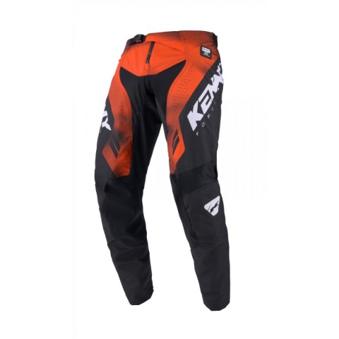 KENNY RACING SPODNIE CROSS/ENDURO FORCE FOG ORANGE BLACK/ORANGE/WHITE 36