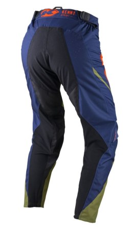 KENNY RACING SPODNIE CROSS/ENDURO PERFORMANCE SOLID KAKI GREEN/BLUE 30