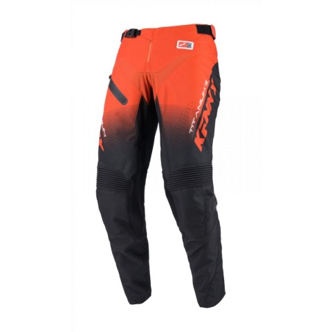 KENNY RACING SPODNIE CROSS/ENDURO MODEL TITANIUM ORANGE BLACK/ORANGE 36