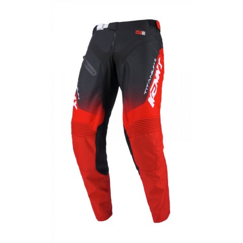 KENNY RACING SPODNIE CROSS/ENDURO MODEL TITANIUM RED BLACK/RED 38