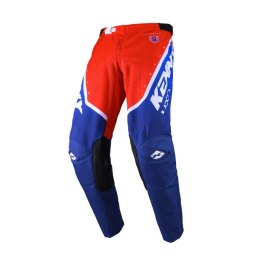 KENNY RACING SPODNIE CROSS/ENDURO TRACK FOCUS PATRIOT 24 BLUE/RED/WHITE 40