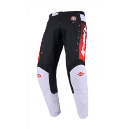 KENNY RACING SPODNIE CROSS/ENDURO MODEL TRACK FOCUS RED BLACK/WHITE/RED 30
