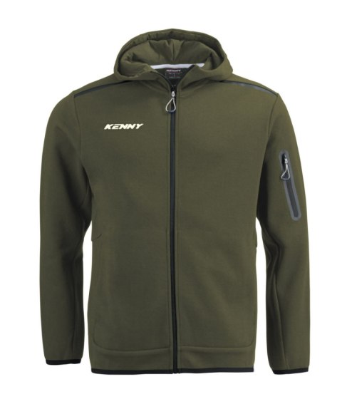 KENNY RACING BLUZA Z KAPTUREM MODEL CORE KAKI KOLOR ZIELONY ROZMIAR XXL