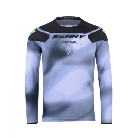 KENNY RACING KOSZULKA CROSS/ENDURO FORCE FOG NEON GREEN BLACK/GREY XXL