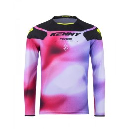 KENNY RACING KOSZULKA CROSS/ENDURO FORCE FOG NEON YELLOW ROZE/WHITE/BLACK S