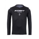 KENNY RACING KOSZULKA CROSS/ENDURO MODEL FORCE SOLID BLACK BLACK/WHITE S