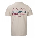 KENNY RACING KOSZULKA T-SHIRT MODEL DIRT ACRU KOLOR BEŻOWY ROZMIAR S