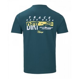 KENNY RACING KOSZULKA T-SHIRT MODEL DIRT PETROL BLUE/ŻÓŁTY M