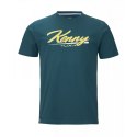KENNY RACING KOSZULKA T-SHIRT MODEL DIRT PETROL BLUE/ŻÓŁTY S