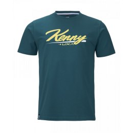 KENNY RACING KOSZULKA T-SHIRT MODEL DIRT PETROL BLUE/ŻÓŁTY S