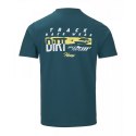 KENNY RACING KOSZULKA T-SHIRT MODEL DIRT PETROL BLUE/ŻÓŁTY S
