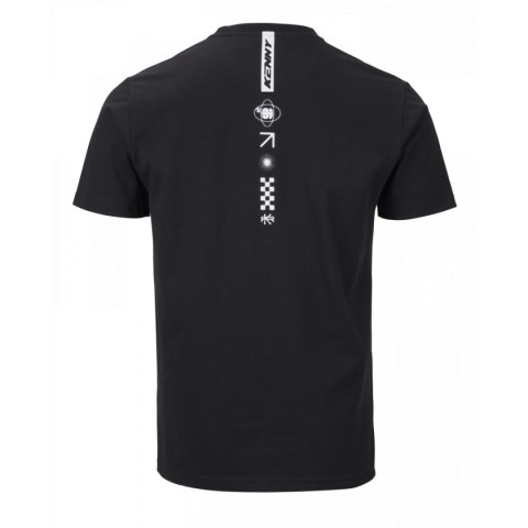 KENNY RACING KOSZULKA T-SHIRT MODEL META BLACK BLACK/WHITE XL KENNY RACING KOSZULKA T-SHIRT MODEL META BLACK BLACK/WHITE XL