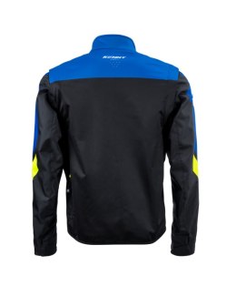 KENNY RACING KURTKA ADVENTURE/ENDURO SOFTSHELL BLUE BLACK/BLUE/ŻÓŁTY XXXL