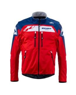KENNY RACING KURTKA ADVENTURE/ENDURO SOFTSHELL RED RED/BLUE/WHITE XXXL