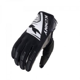 KENNY RACING RĘKAWICE CROSS/ENDURO MODEL PERFORMANCE BLACK BLACK/WHITE L