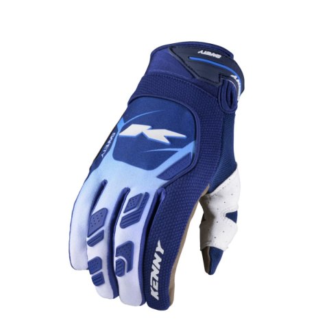 KENNY RACING RĘKAWICE CROSS/ENDURO MODEL SAFETY BLUE BLUE/WHITE M