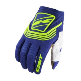 KENNY RACING RĘKAWICE CROSS/ENDURO MODEL TITANIUM NAVY BLUE/ŻÓŁTY FLUO L