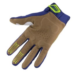 KENNY RACING RĘKAWICE CROSS/ENDURO MODEL TITANIUM NAVY BLUE/ŻÓŁTY FLUO L
