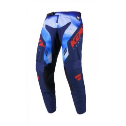 KENNY RACING SPODNIE CROSS/ENDURO MODEL FORCE FOG BLUE BLUE/RED 28
