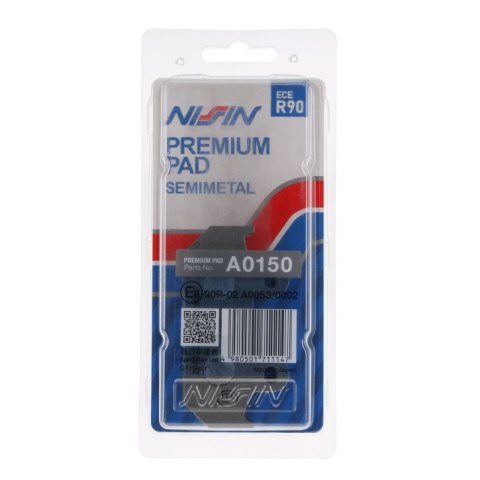 NISSIN KLOCKI HAMULCOWE KH121 PREMIUM SEMI-METALLIC SPIEK METALICZNY ECE R90 2P-216NS NISSIN KLOCKI HAMULCOWE KH121 PREMIUM SEMI-METALLIC SPIEK METALICZNY ECE R90 2P-216NS
