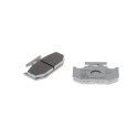 NISSIN KLOCKI HAMULCOWE KH152 PREMIUM SEMI-METALLIC SPIEK METALICZNY ECE R90 2P-227NS