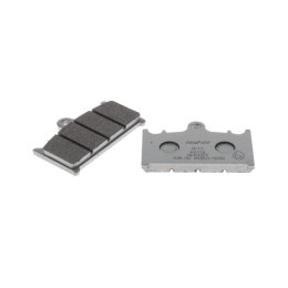NISSIN KLOCKI HAMULCOWE KH158 PREMIUM SEMI-METALLIC SPIEK METALICZNY ECE R90 2P-214NS