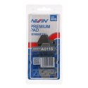 NISSIN KLOCKI HAMULCOWE KH165 KH215 PREMIUM SEMI-METALLIC SPIEK METALICZNY ECE R90 2P-212NS