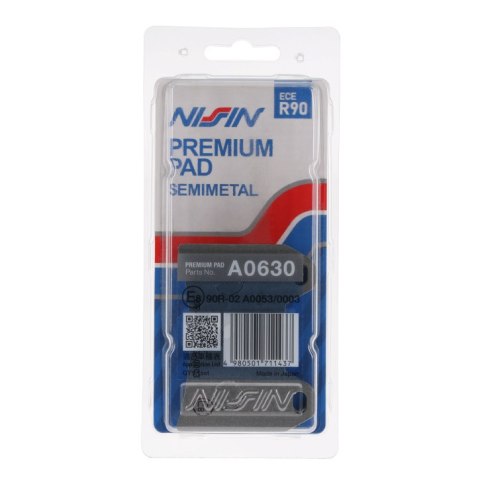 NISSIN KLOCKI HAMULCOWE KH244 PREMIUM SEMI-METALLIC SPIEK METALICZNY ECE R90 2P-270NS NISSIN KLOCKI HAMULCOWE KH244 PREMIUM SEMI-METALLIC SPIEK METALICZNY ECE R90 2P-270NS