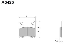 NISSIN KLOCKI HAMULCOWE KH257 PREMIUM SEMI-METALLIC SPIEK METALICZNY ECE R90 2P-246NS