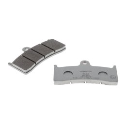 NISSIN KLOCKI HAMULCOWE KH424 PREMIUM SEMI-METALLIC SPIEK METALICZNY ECE R90 2P-243NS
