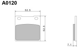 NISSIN KLOCKI HAMULCOWE KH63 KH161 PREMIUM SEMI-METALLIC SPIEK METALICZNY ECE R90 2P-213NS