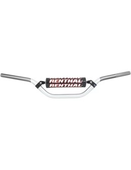 RENTHAL KIEROWNICA 7 8 CALA 22MM MX MINI HANDLEBAR SILVER KX 65 02-16 PADDED Z GĄBKA