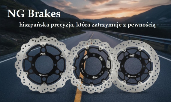 Hiszpańskie tarcze hamulcowe NG – jakość, precyzja i zaufanie motocyklistów | rodzinamotocyklowa.pl